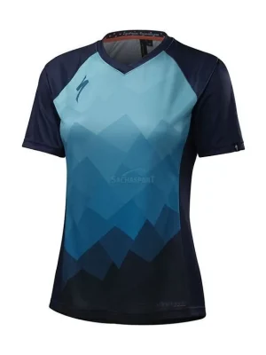 Aktuální Tričko Specialized Andorra Comp Jersey SS W turquoise collage