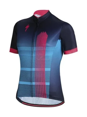 Dres Specialized RBX Comp Jersey SS WMN blue/acid red Originální