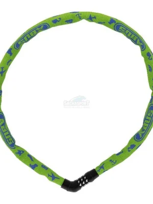 Nakupujte Hned Dětský zámek Abus 4804C/75 lime Symbols Steel-O-Chain