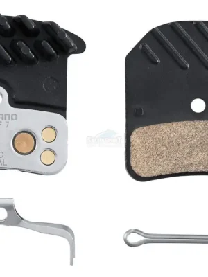 Brzdové destičky Shimano H03C-MF Kovové s chladičem MTB 4písté Sezónní Sleva