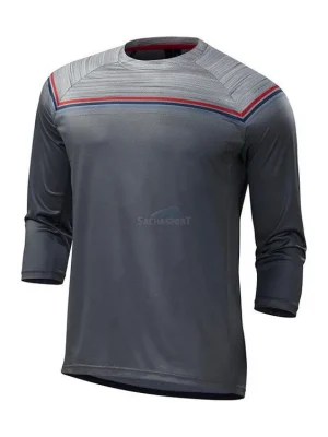 Zlevněný Tričko Specialized Enduro Comp 3/4 Jersey grey/red 2020
