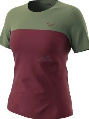 Vysoce Kvalitní Triko Dynafit Traverse S-Tech W S/S TEE burgundy 2025