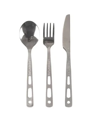 Expresní Doručení Lifeventure příborový set Basic Knife, Fork & Spoon Set