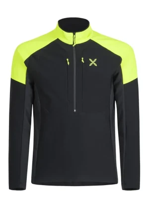 Levný MONTURA mikina PERFORM STRETCH 1 ANORAK černo/žlutá