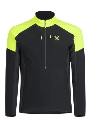 MONTURA mikina FORCE ANORAK černo/žlutá Oblíbený