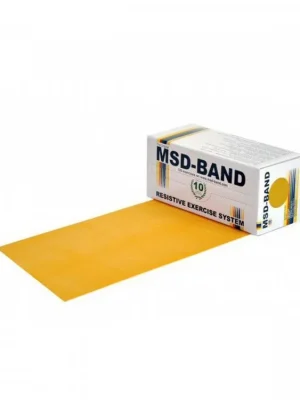 Sleva MSD-BAND Cvičební pás, 5.5m měkký, žlutý (krabička)