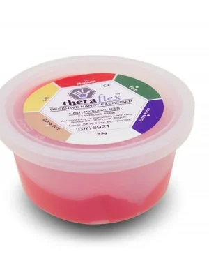 Víkendová Akce Theraflex Putty Posilovací hmota, střední - červená
