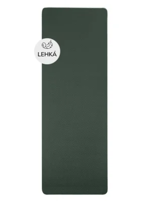 YATE Yoga Mat dvouvrstvá, materiál TPE  sv.zelená/tm.zelená Vysoce Kvalitní