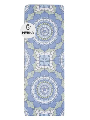 YATE Yoga Mat přírodní guma - vzor B 1 mm modrozelená Akční Nabídka
