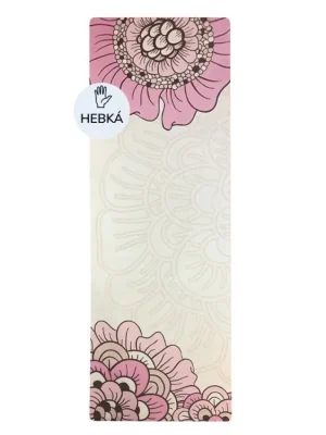 YATE Yoga Mat přírodní guma - vzor F  4 mm - béžová Doprava Zdarma