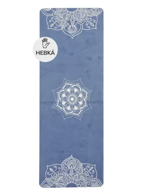 YATE Yoga Mat přírodní guma - vzor H 4 mm - modrá Víkendová Akce