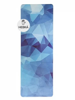 YATE Yoga mat přírodní guma, vzor K, 1 mm - modrá krystal Aktuální