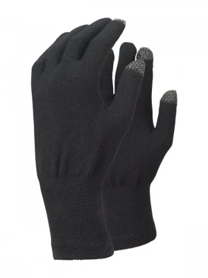 Značkový TREKMATES MERINO TOUCH rukavice černá