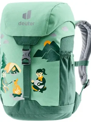 DEUTER Dětský turistický batoh SCHMUSEBÄR spearmint-seagreen - zelený Speciální Cena