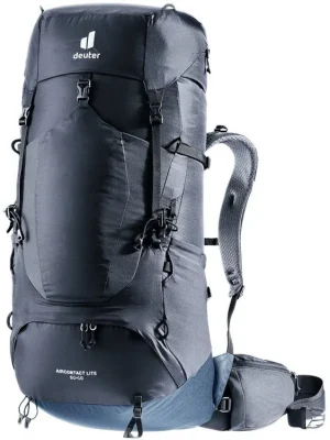 Finální Výprodej DEUTER Batoh AIRCONTACT LITE 50 + 10 black-marine - černý/modrý