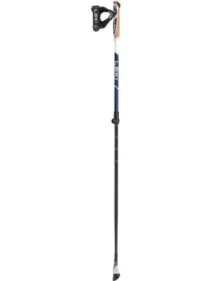 LEKI Nordic Walking hole SMART SUPREME midnightblue dark metallic/dark blue/white - modré Nízká Cena