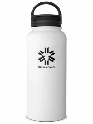 Autentický SNOW MONKEY Termoska TRAVELER 1 l white- bílá