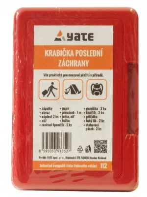 Zlevněný YATE Krabička poslední záchrany
