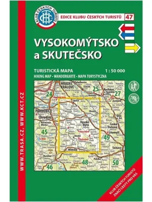 47 Vysokomýtsko, Skutečsko, 7. vydání, 2018 - turistická mapa Oblíbený