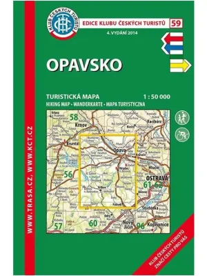 Bezpečná Platba 59 Opavsko, 5. vydání, 2019 - turistická mapa