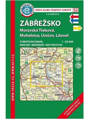 Nejlepší Volba 52 Zábřežsko, 5. vydání, 2018 - turistická mapa