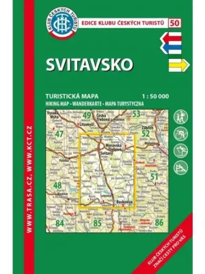 50 Svitavsko, 5. vydání, 2017 - turistická mapa Ihned K Objednání