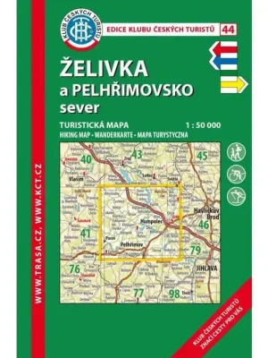 Ověřený 44 Želivka, Pelhřimovsko, 5. vydání, 2017 - turistická mapa