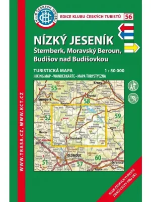56 Nízký Jeseník, 6. vydání, 2017 - turistická mapa Bezpečná Platba