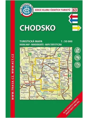 Výprodej 63 Chodsko, 7. vydání, 2021 - turistická mapa