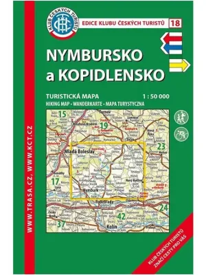 Objednat Nyní 18 Nymbursko a Kopidlnsko 4. vydání, 2015 - turistická mapa
