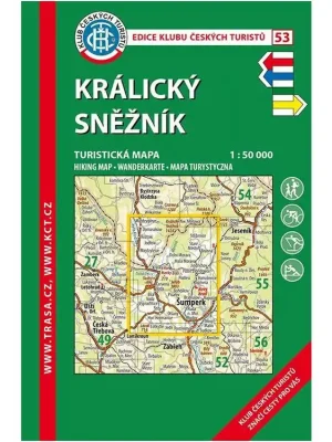 53 Králický Sněžník,6. vydání, 2017 - turistická mapa Víkendová Akce