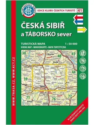 Speciální Cena 41 Česká Sibiř, Táborsko, 6. vydání, 2016 - turistická mapa