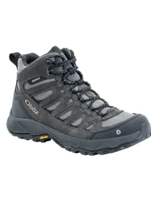 Oblíbený OBOZ Pánské trekové boty SAWTOOTH ASCENT MID B-DRY WATERPROOF charcoal - šedé