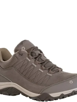 Cenový Hit OBOZ Dámské trekové boty OUSEL LOW B-DRY WATERPROOF cinder stone - hnědé