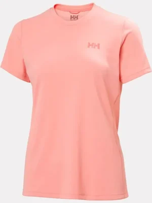 Zlevněný HELLY HANSEN Dámské triko LIFA ACTIVE SOLEN T-SHIRT coral almon - růžové