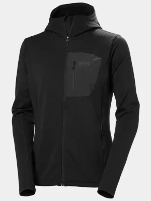 HELLY HANSEN Dámská mikina VERSALITE HOODED FLEECE JACKET black - černá Výhodná Nabídka