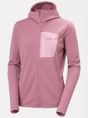 Akce HELLY HANSEN Dámská mikina VERSALITE HOODED FLEECE JACKET wildberry - růžová