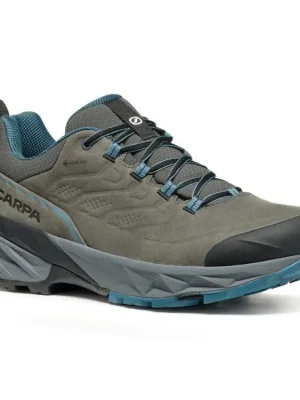 Zlevněný SCARPA Pánské trekové boty RUSH 2 PRO GTX titanium/ocean - šedé