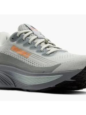 BROOKS Pánské běžecké boty GHOST 17 GTX smoke/primer gray/orange - šedé Cenově Výhodný