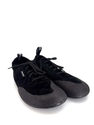 BAZAR - SALTIC Barefoot boty OUTDOOR Flat black nappa- černé Aktuální