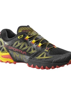 LA SPORTIVA Pánské trekové boty BUSHIDO III WIDE GTX black/yellow - černé Poslední Šance