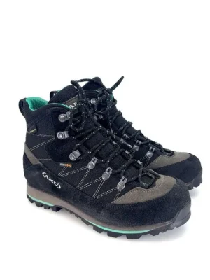Pouze Dnes BAZAR - AKU Dámské trekové boty TREKKER LITE III WIDE GTX black/mint - černé