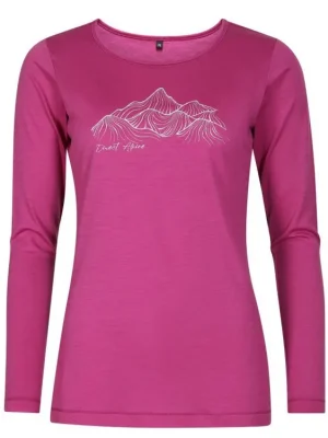 Aktuální DIRECT ALPINE Dámské triko FURRY LONG LADY 2.0 orchid - růžové