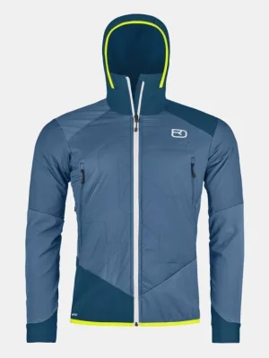 Akční Nabídka ORTOVOX Pánská bunda COL BECCHEI HYBRID JACKET mountain blue - modrá