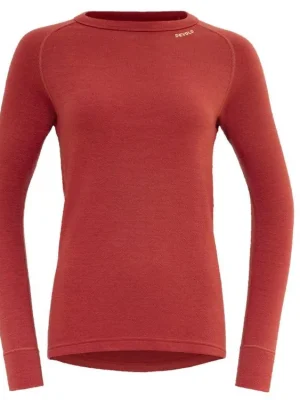 Ověřený DEVOLD Dámské triko EXPEDITION MERINO WOMAN 235 SHIRT beauty - červený
