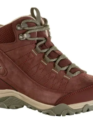 OBOZ Dámské trekové boty OUSEL MID B-DRY WATERPROOF WIDE port -červené Autentický