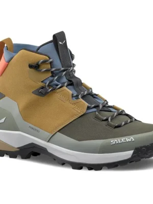 Sezónní Sleva SALEWA Pánské trekové boty PUEZ 2 MID PTX M golden brown/shadow - hnědé