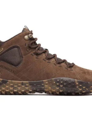 Doprava Zdarma MERRELL Pánské barefoot boty WRAPT MID WP mole - hnědé