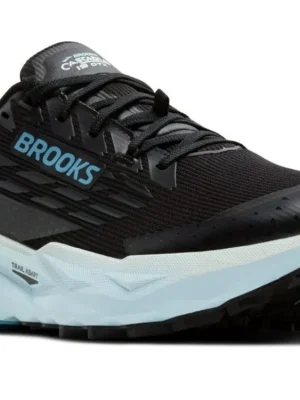 BROOKS Dámské běžecké boty CASCADIA 19 GTX black/ebony/blue flower - černé Akce