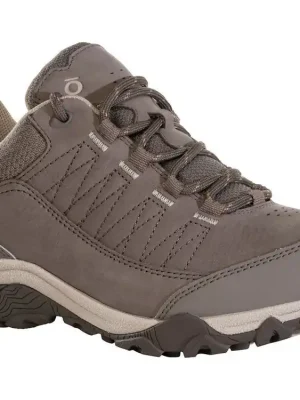 OBOZ Dámské trekové boty OUSEL LOW B-DRY WATERPROOF WIDE cinder stone - hnědé Ihned K Objednání